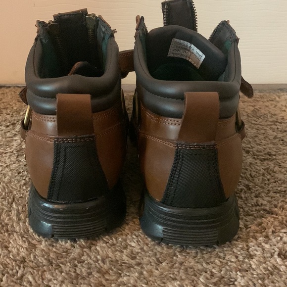 Polo Ralph Lauren Conquest 2.0 Boots Low Cut Size 10.5 - Picture 4 of 4